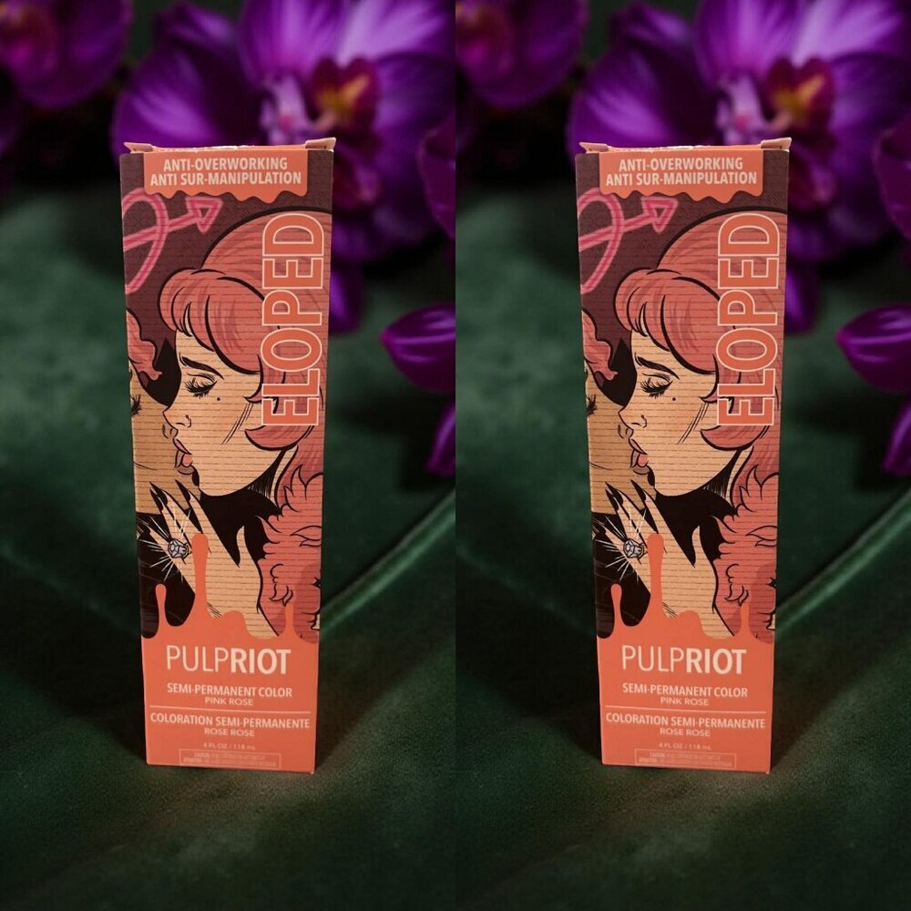 Pulp Riot Eloped Pink Rose Semi Permanent Color 4 oz_ 2 units